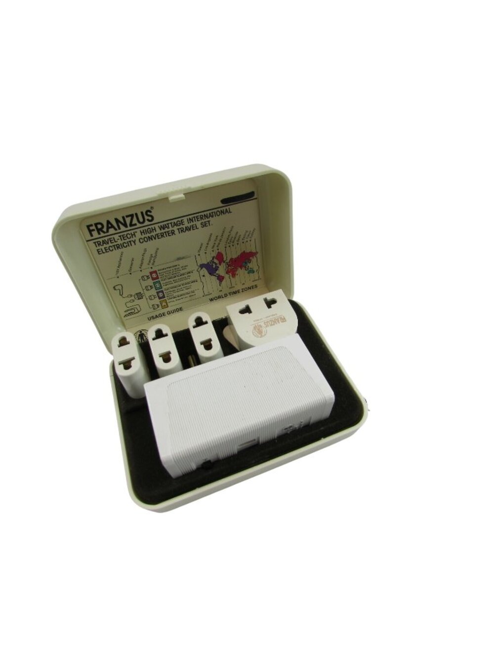 Franzus Travel Worldwide Dual Converter Adapter Set Model FR-1650 32466